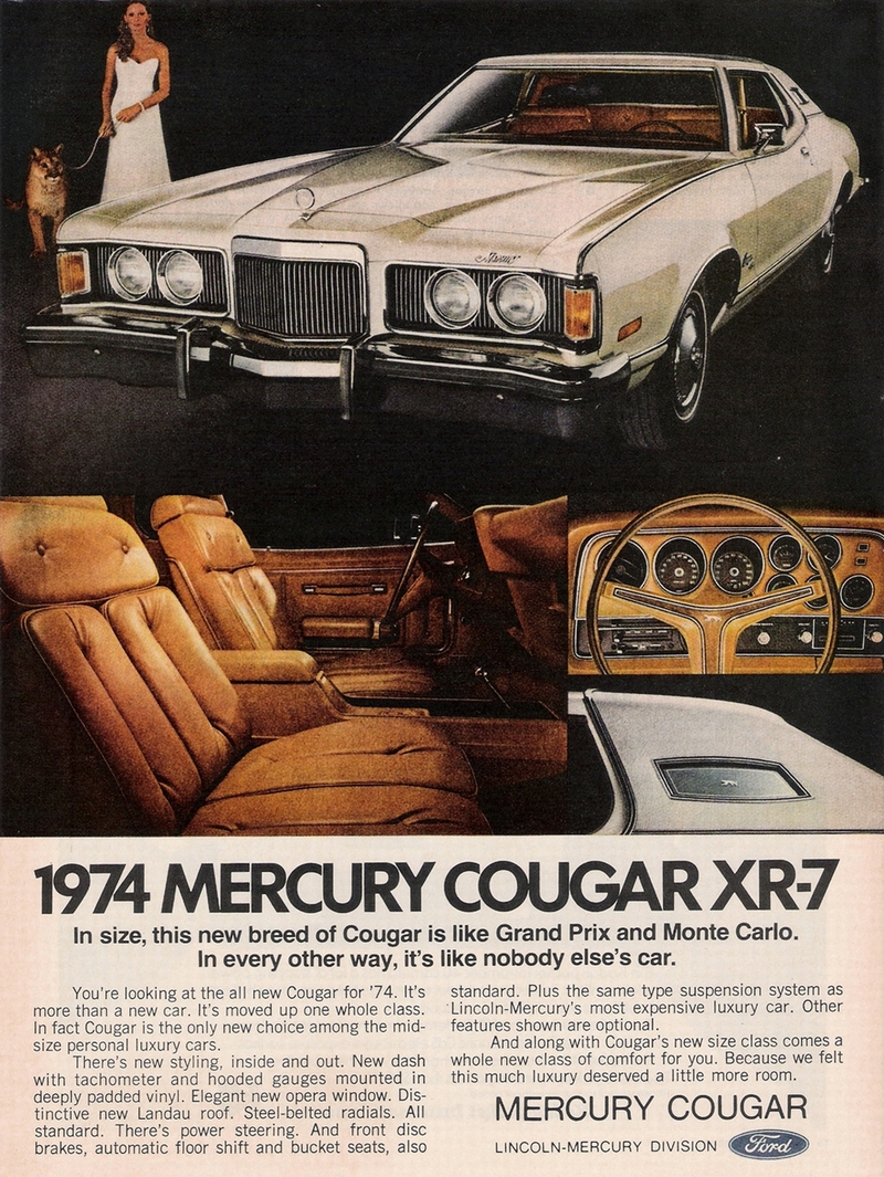 1974 Mercury Cougar XR7
